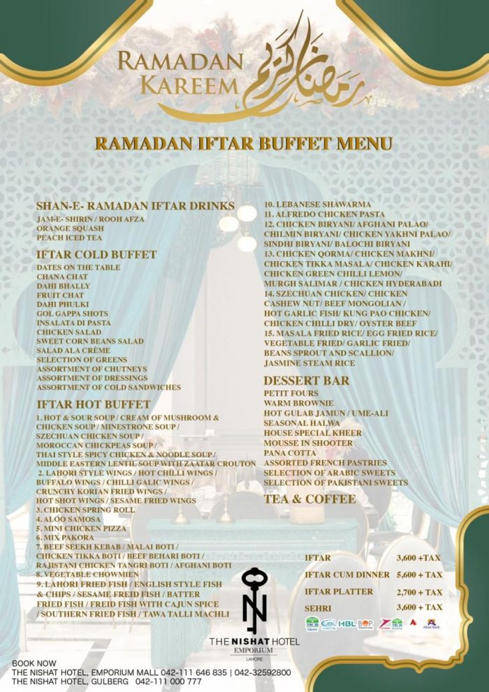 Nishat Iftar Buffet